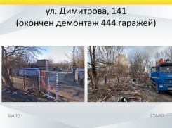 В Краснодаре улицу Димитрова наконец-то освободили от всех гаражей
