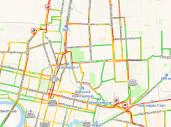 Четыре аварии в Краснодаре привели к 9-балльным пробкам
