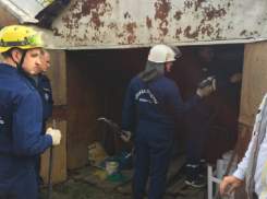 В Карасунском округе Краснодара под снос пошли незаконно установленные гаражи