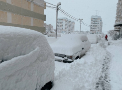 Краснодарцы предлагают раскопать машины от снега за деньги