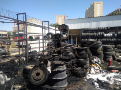  В Краснодаре произошел пожар на СТО 