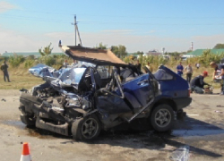 В Лабинском районе разбились «всмятку»  ИЖ 2126 и «девятка»