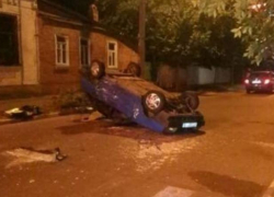 Авария с «перевертышем» произошла в Краснодаре