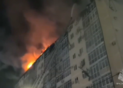 При пожаре 32 квартиры сгорели в Краснодарском крае