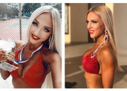 Блондинки из Краснодара устроили скандал после турнира по бодибилдингу в Греции