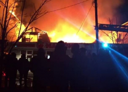 В Анапе сгорели три частных дома 