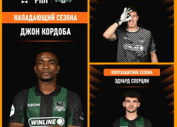 «Краснодар» собрал все звёзды РПЛ: Кордоба, Сперцян и Агкацев признаны лучшими на своих позициях