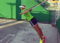 Елена Веснина опубликовала снимки своей подготовки к Олимпиаде