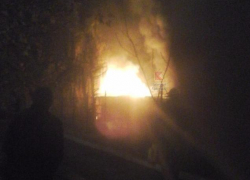 В Краснодаре произошел пожар около ресторана
