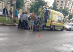 Сбитая на переходе в Краснодаре девушка получила травму головы