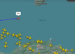 Патрульный самолёт США снова «засветился» в небе над Чёрным морем