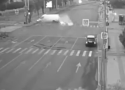  Появилось видео страшной аварии в центре Краснодара 