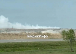 В Краснодарском крае загорелся мусорный полигон после выброса метана