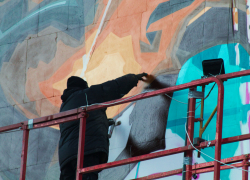 Итальянский художник улетает из Краснодара, не завершив граффити