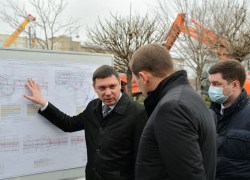 Улицу Московскую на пересечении с Солнечной в Краснодаре сузят до двух полос 