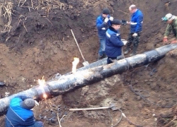 В Тихорецком районе рабочие  повредили газопровод 