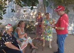 Встречи кандидата-коммуниста А. Сафронова в Прикубанском районе