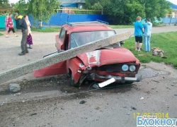 В Павловском районе парень наехал на столб и погиб