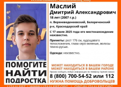 Молодого человека четвертые сутки разыскивают на Кубани 