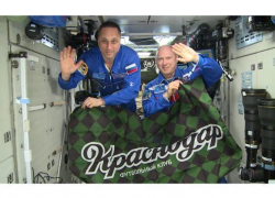 Путешествие в космос совершил флаг ФК «Краснодар»