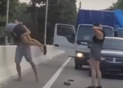В Сочи драку автомобилистов сняли на видео