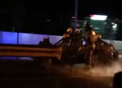 В Краснодаре ночью сгорел автомобиль