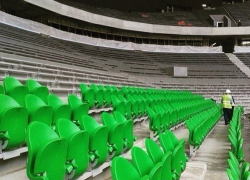 На новом стадионе «Краснодара» установили кресла и экран