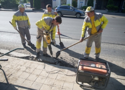 Ремонт на улице Суворова в Краснодаре продлится до конца лета