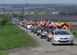  В Армавире «десятка» врезалась в колонну автопробега в честь Дня Победы