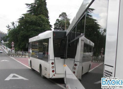 В Сочи произошла авария с участием двух пассажирских автобусов