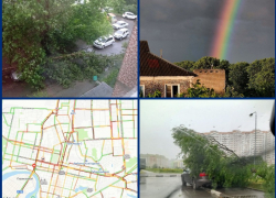 Поваленные деревья, пробки и потопы: Краснодар пережил буйство стихии 