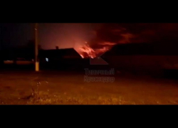 В сети появилось видео с места падения самолета в Краснодарском крае 