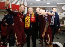 Сборная России прилетела в Краснодар