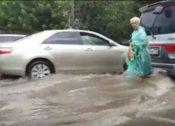 Краснодар ушел под воду из-за сильного дождя 