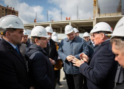 Министр строительства России Владимир Якушев посетил ЖК «Российский» от крупнейшего застройщика Кубани