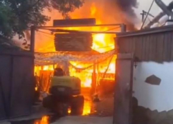 Очередной пожар вспыхнул в одной из саун Краснодара