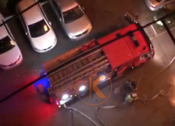 При пожаре в микрорайоне Гидростроителей Краснодара пострадал человек