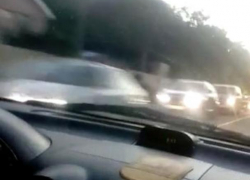 В пятикилометровую пробку попали жители Кубани, возвращаясь с моря