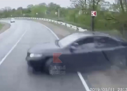 Появилось видео смертельного ДТП под Краснодаром