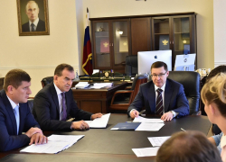 Глава Кубани Вениамин Кондратьев встретился в министром строительства и ЖКХ России