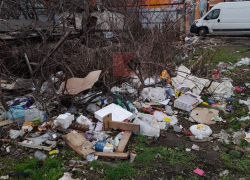 Краснодар утонул в мусоре в новогодние праздники