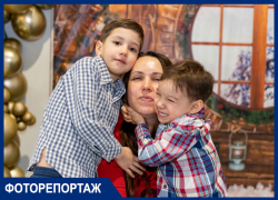 Детский смех вперемешку с грустью: как семья мобилизованного из Краснодара отпраздновала День защитника Отечества