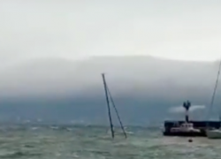 В Краснодарском крае во время шторма затонула яхта