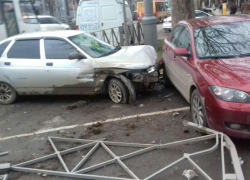 Пьяный водитель в Краснодаре стал виновником ДТП с 4 машинами