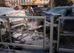 Появилась видеозапись с места смертельного ДТП на Ростовском шоссе в Краснодаре