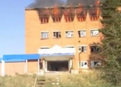 В Лабинске произошел пожар на бывшем мясокомбинате