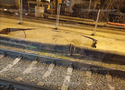 Очередной провал образовался на улице Московской в Краснодаре