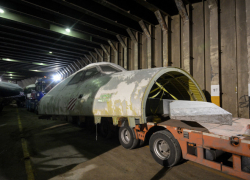 Незаконно перевозимый по дороге макет корабля "Буран" все-таки добрался до "Сириуса"