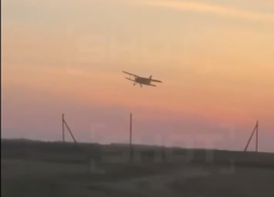 Кадры падения самолета в Краснодарском крае появились в сети