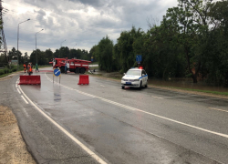 Трассу Новороссийск – Керчь закрыли из-за ливня